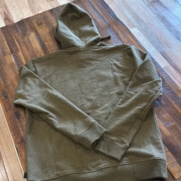 Mens Patagonia Olive Green Hoodie with Graphic Design Size Small - Picture 7 of 7